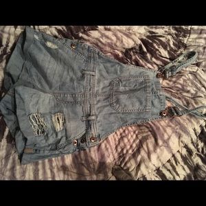 Overall Shorts